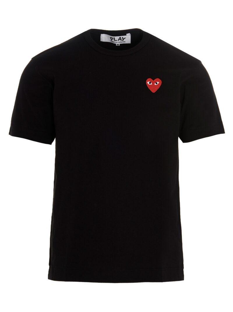 Logo patch t-shirt COMME DES GARÇONS PLAY Black