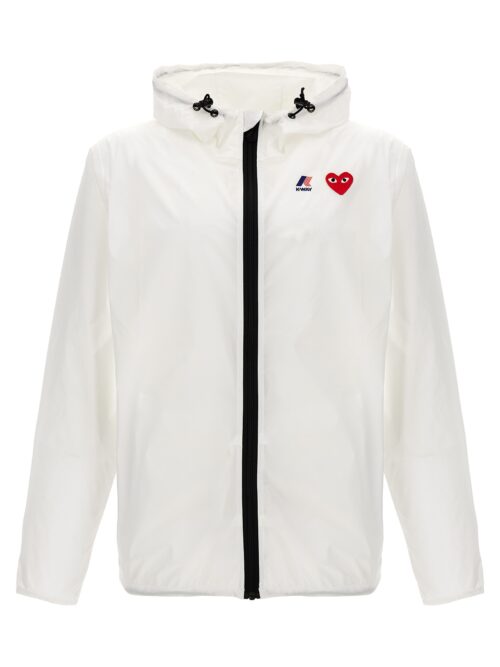 Comme Des Garçons Play x K-Way Jacket COMME DES GARÇONS PLAY White