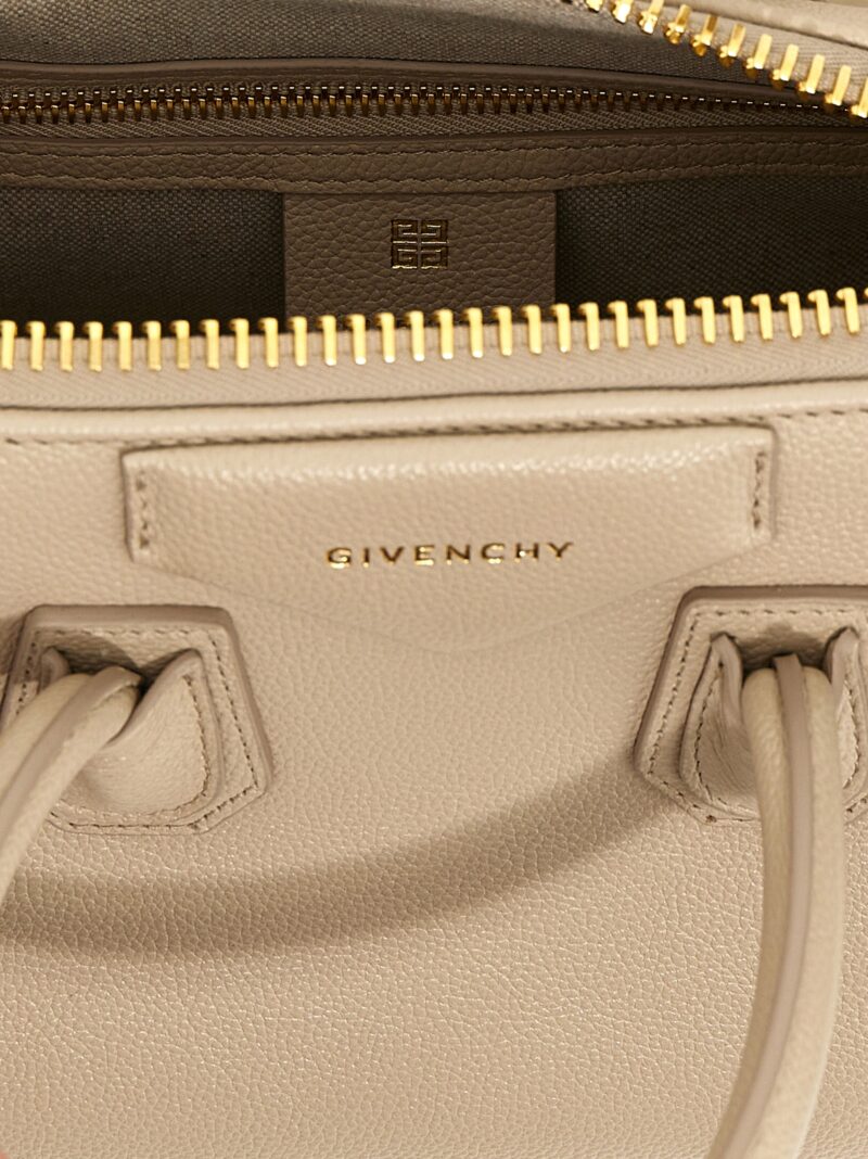 'Antigona' mini handbag 100% calf leather (Bos Taurus) GIVENCHY Beige