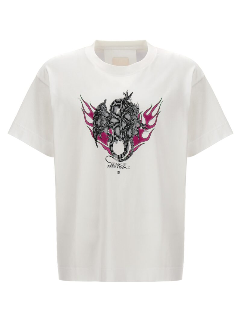 Printed T-shirt GIVENCHY White