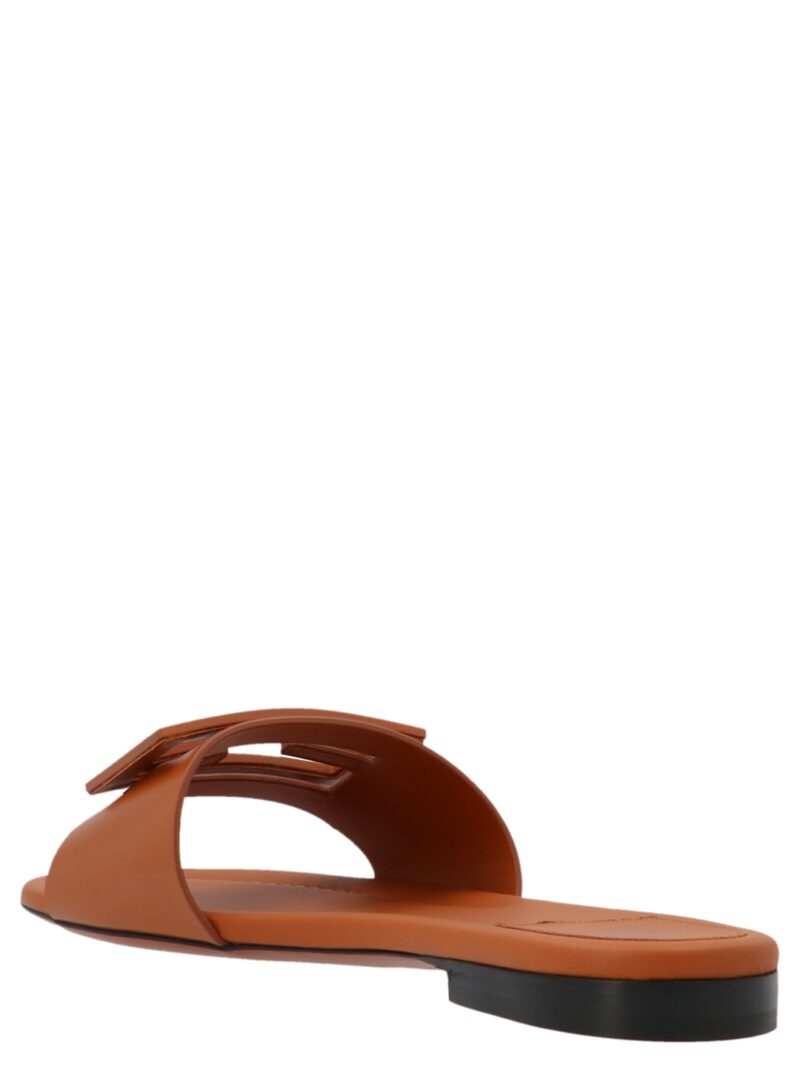 'Signature' sandals Woman FENDI Brown