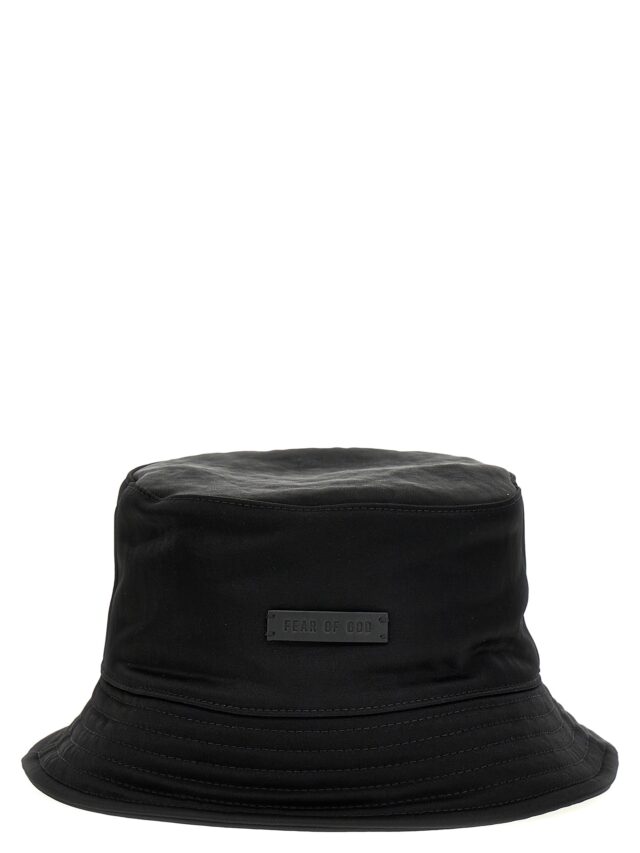 Logo patch bucket hat FEAR OF GOD Black