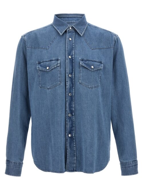 Denim shirt TOM FORD Light Blue