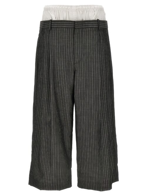 Light wool pants HED MAYNER Gray