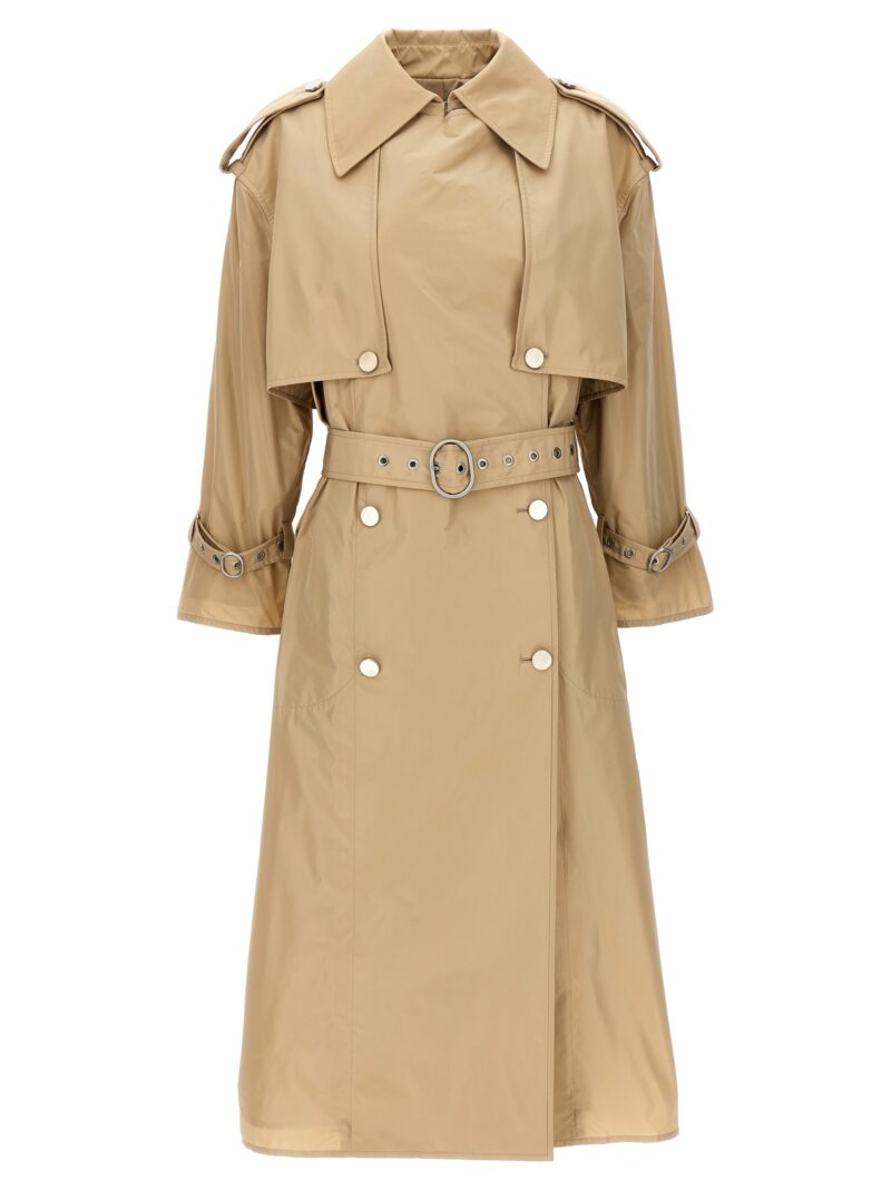 Oversize double-breasted trench coat J03AA0155J70005236 JIL SANDER Beige