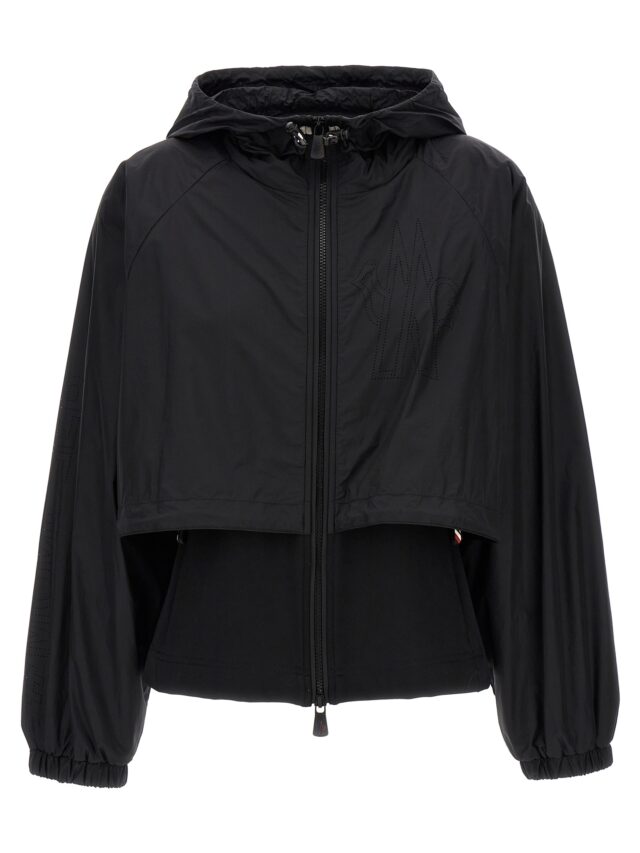 Overshirt insert hoodie MONCLER GRENOBLE Black