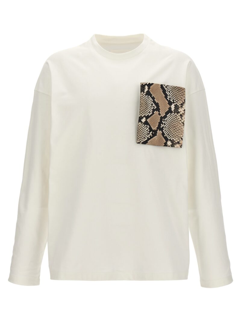 'Phyton Pocket' T-shirt JIL SANDER White