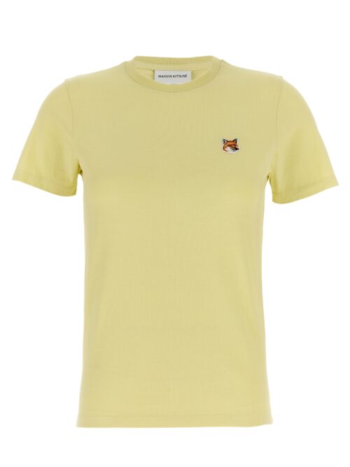 'Fox Head' T-shirt MAISON KITSUNE Yellow