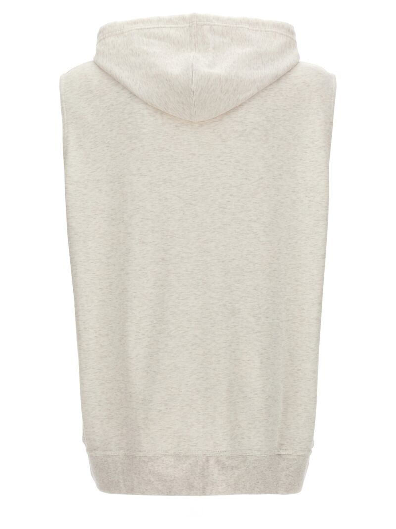 Hooded vest M0T359079GC5917 BRUNELLO CUCINELLI White