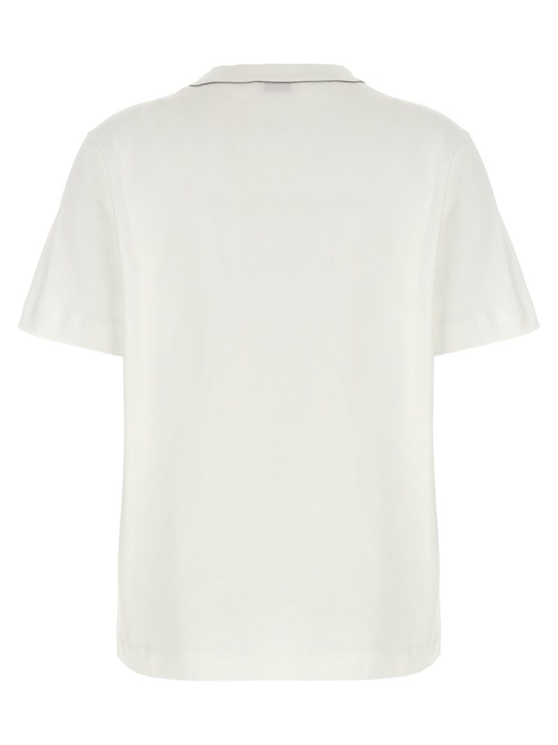 'Monile' T-shirt M0T81BI100C6159 BRUNELLO CUCINELLI White