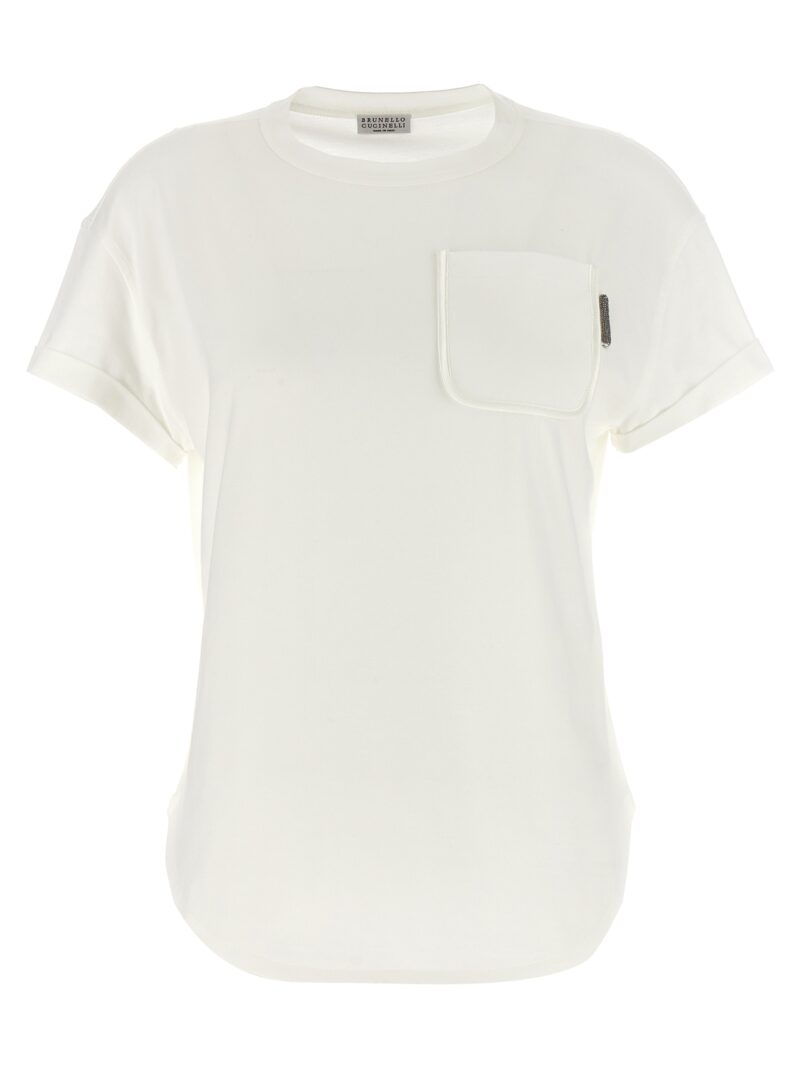 Pocket T-shirt BRUNELLO CUCINELLI White