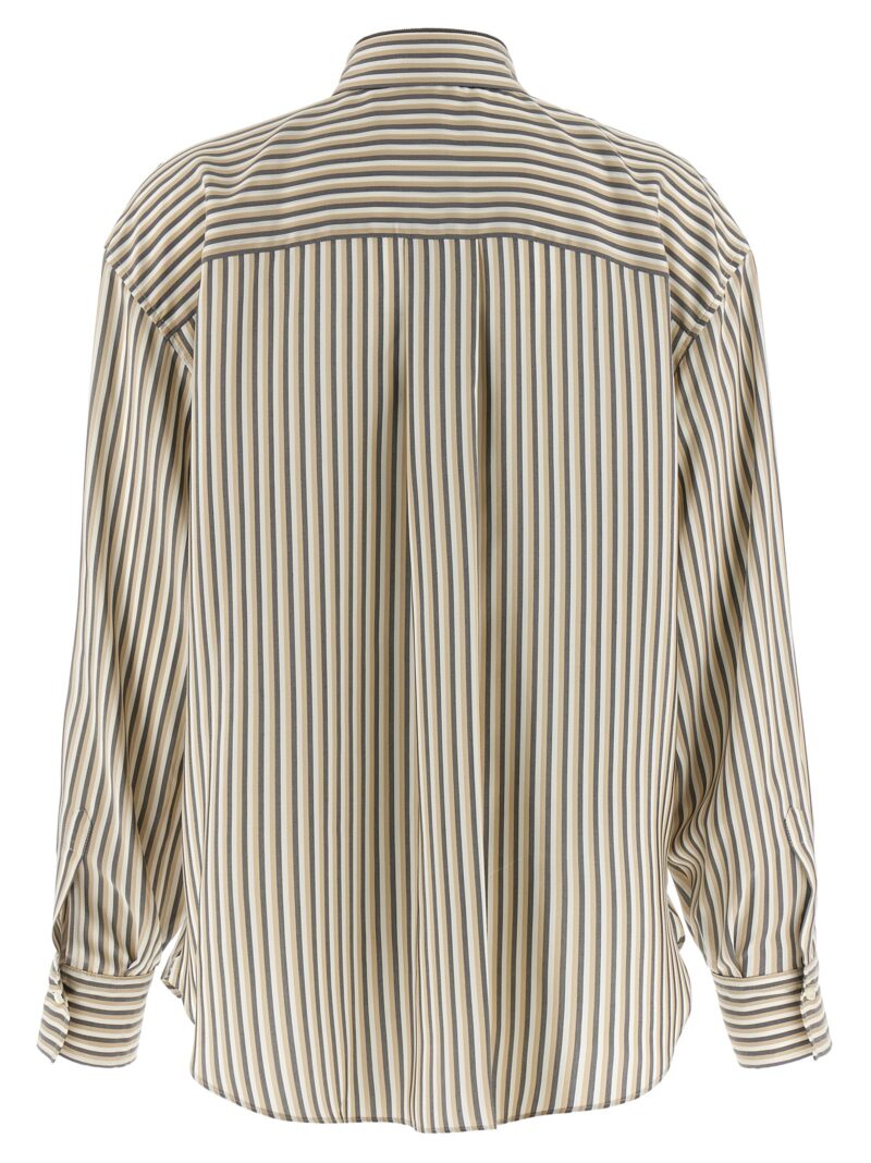 Striped shirt MA771MK916C001 BRUNELLO CUCINELLI Multicolor