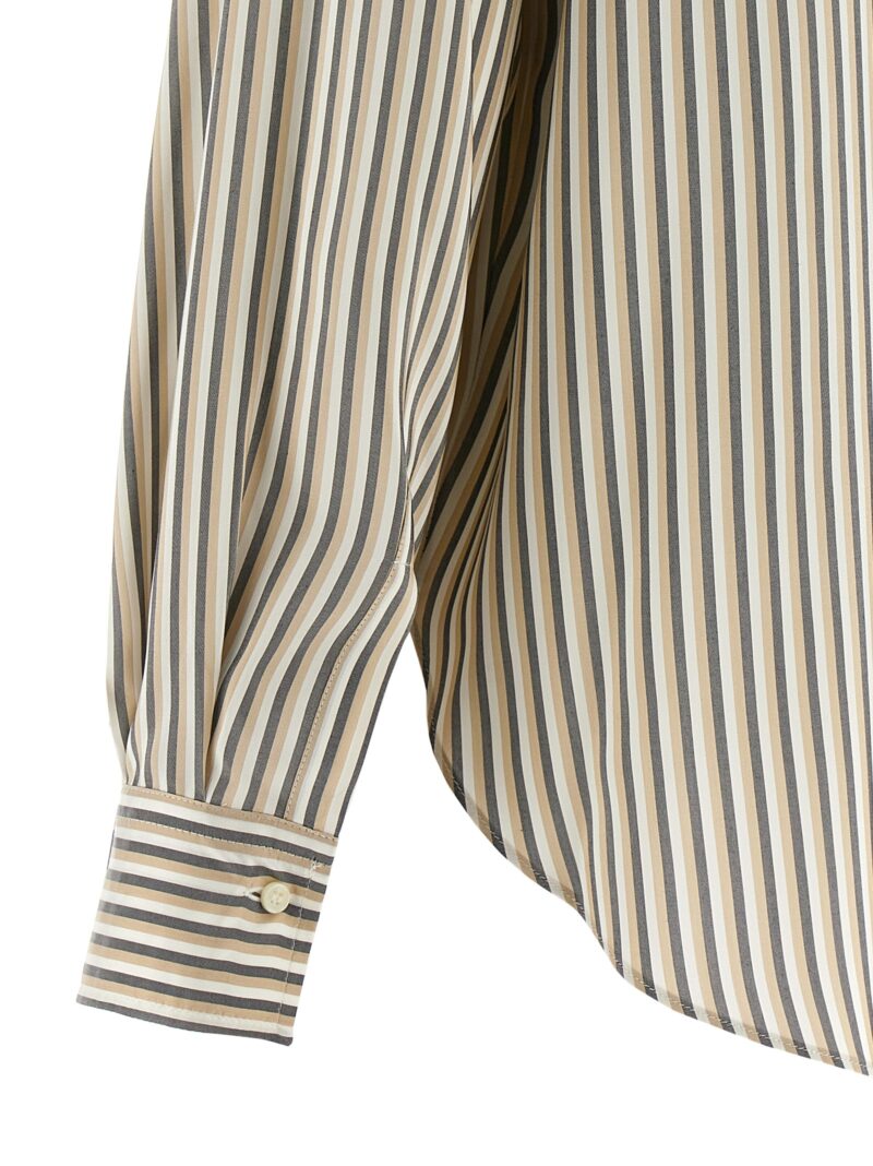 Striped shirt 100% silk BRUNELLO CUCINELLI Multicolor