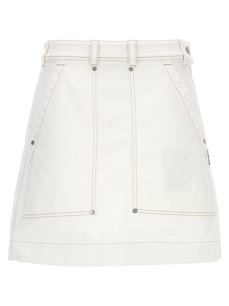 'Monile' skirt BRUNELLO CUCINELLI White
