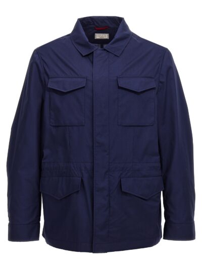 Waterproof jacket BRUNELLO CUCINELLI Blue