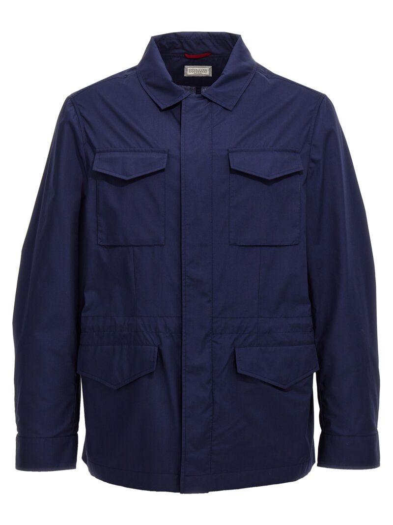 Waterproof jacket BRUNELLO CUCINELLI Blue