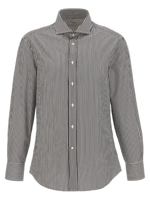 Striped shirt BRUNELLO CUCINELLI White/Black