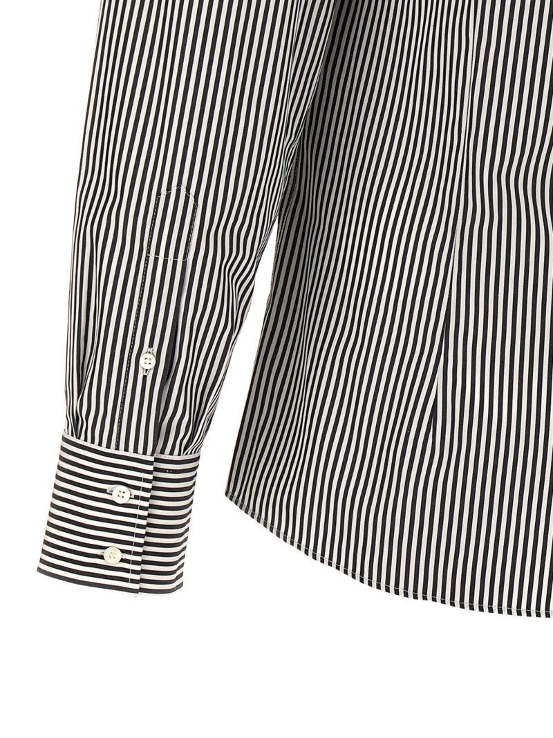 Striped shirt 100% cotton BRUNELLO CUCINELLI White/Black