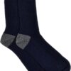 Ribbed cotton socks BRUNELLO CUCINELLI Blue