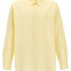 'Contour Fox Head Skate' shirt MAISON KITSUNE Yellow