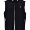 Logo embroidery hooded vest BRUNELLO CUCINELLI Blue
