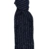 Lurex stripes scarf BRUNELLO CUCINELLI Blue