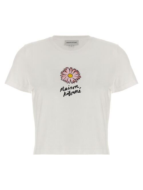 'Floating Flower' T-shirt MAISON KITSUNE White