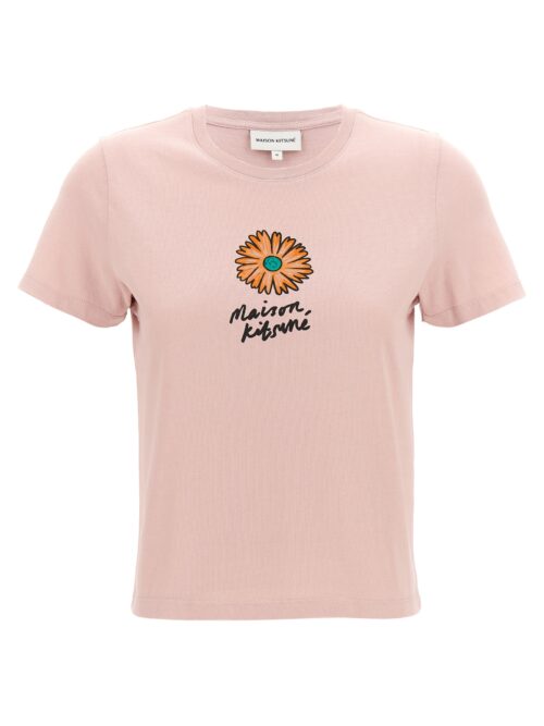 'Floating Flower' T-shirt MAISON KITSUNE Pink