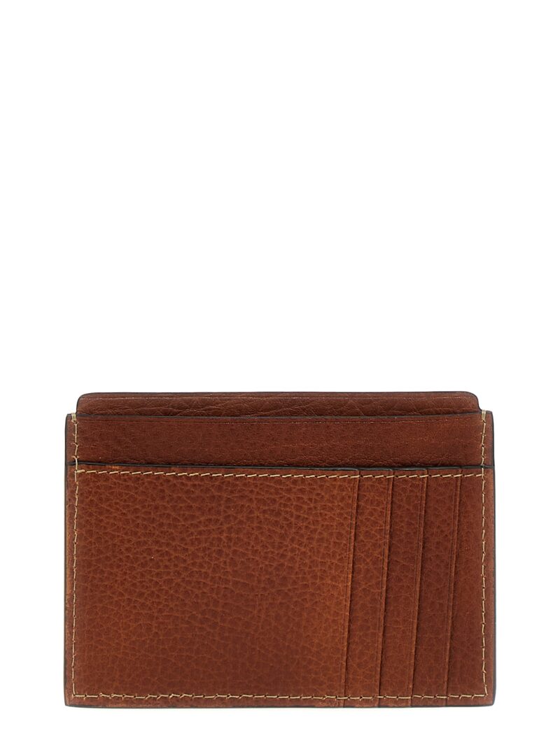 Leather cardholder MWZIU320C6608 BRUNELLO CUCINELLI Multicolor