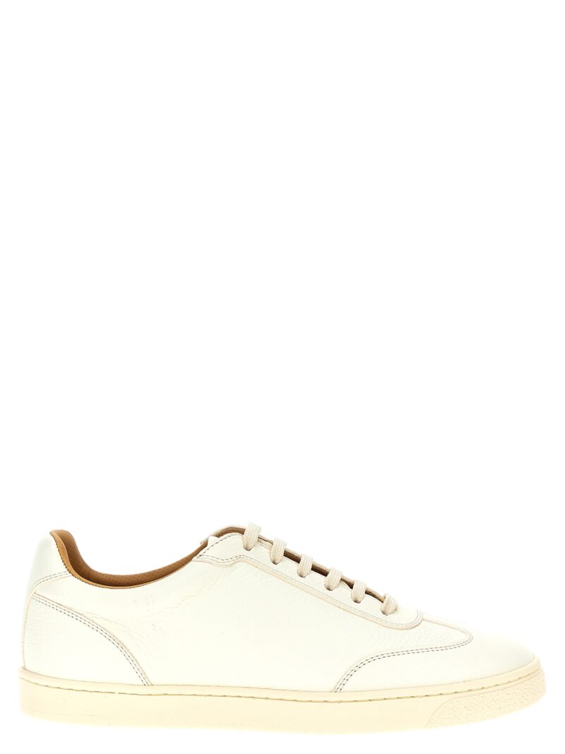 Leather sneakers BRUNELLO CUCINELLI White