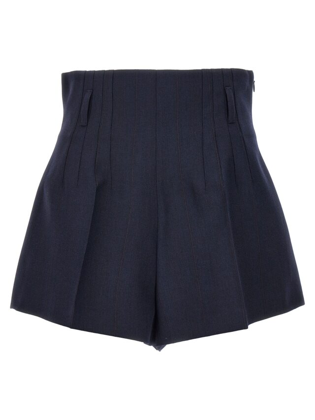 'Gessato' shorts PRADA Blue