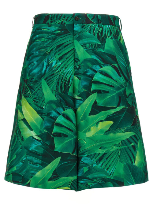 'Foliage' bermuda shorts COMME DES GARÇONS HOMME PLUS Green