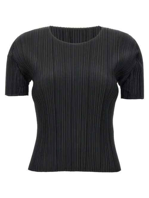 Pleated T-shirt PLEATS PLEASE ISSEY MIYAKE Black