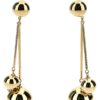 'Double Gold Ball' earrings CAROLINA HERRERA Gold