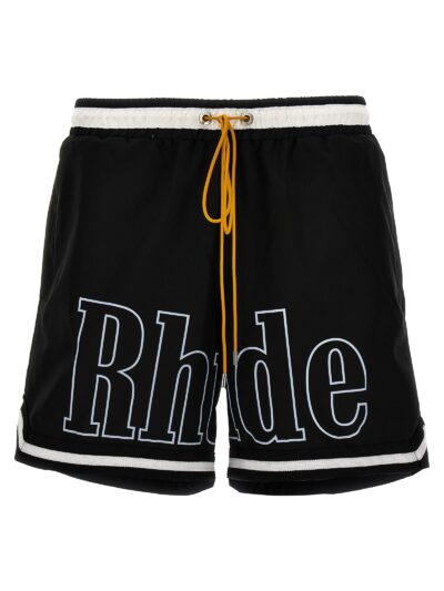 'Rhude Basketball' swimsuit RHUDE Black