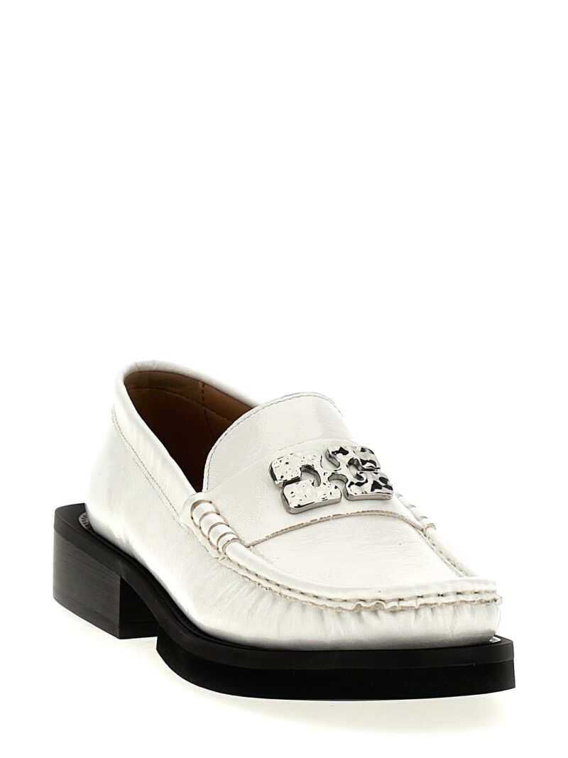 'Butterfly' loafers S2342135 GANNI White