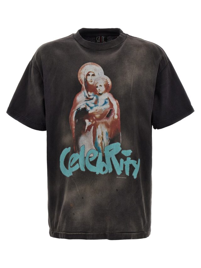 'Celebrity' T-shirt SAINT MXXXXXX Black