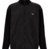 Two-material sweatshirt PRADA Black