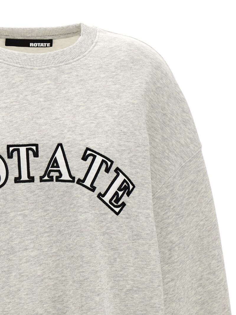 'Logo Crewneck' sweatshirt Woman ROTATE BIRGER CHRISTENSEN Gray