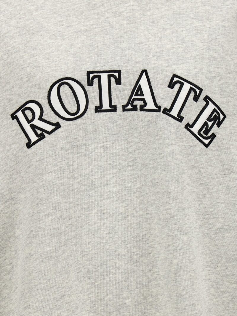 'Logo Crewneck' sweatshirt 100% cotton ROTATE BIRGER CHRISTENSEN Gray