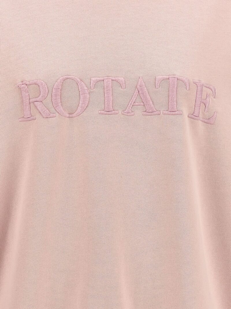 'Logo Crewneck' sweatshirt 100% cotton ROTATE BIRGER CHRISTENSEN Pink