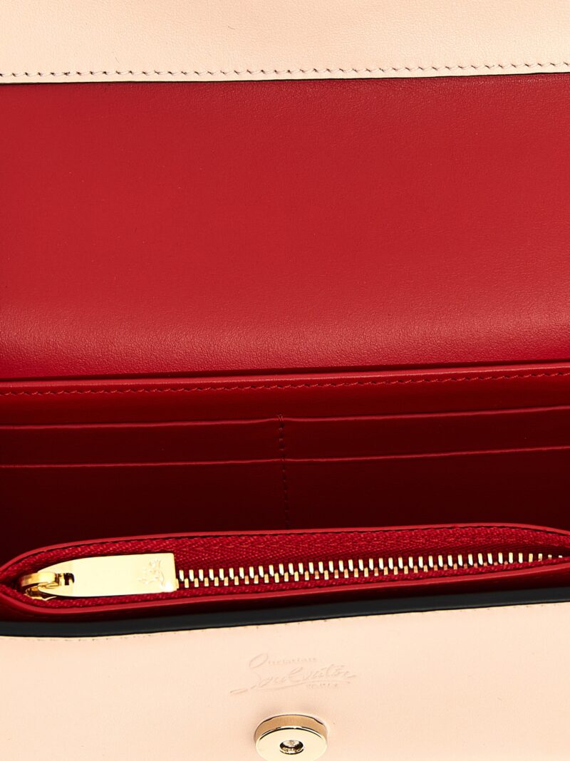 'Loubi54' wallet on chain 100% calfskin leather (Bos Taurus) CHRISTIAN LOUBOUTIN White