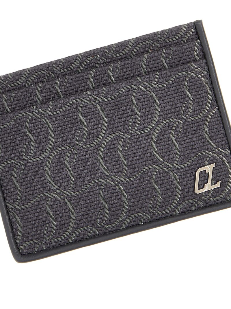 'M Kios' card holder Man CHRISTIAN LOUBOUTIN Gray