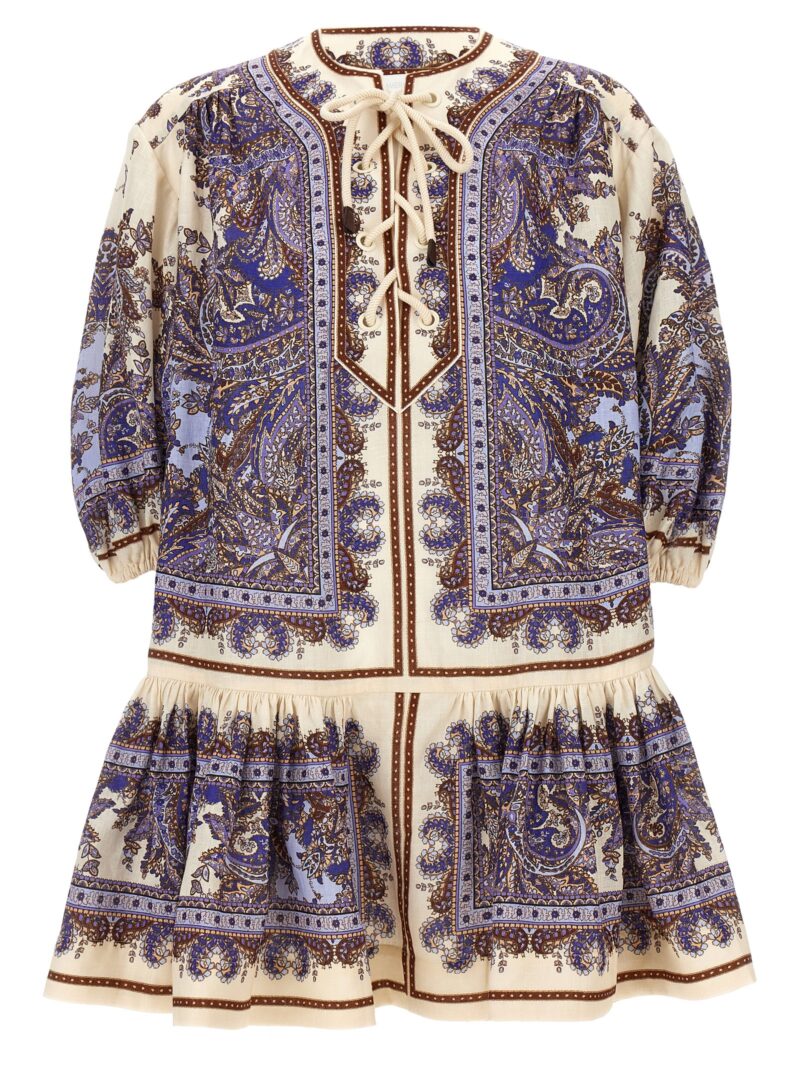 'Ottie Eyelet Mini' dress ZIMMERMANN Multicolor