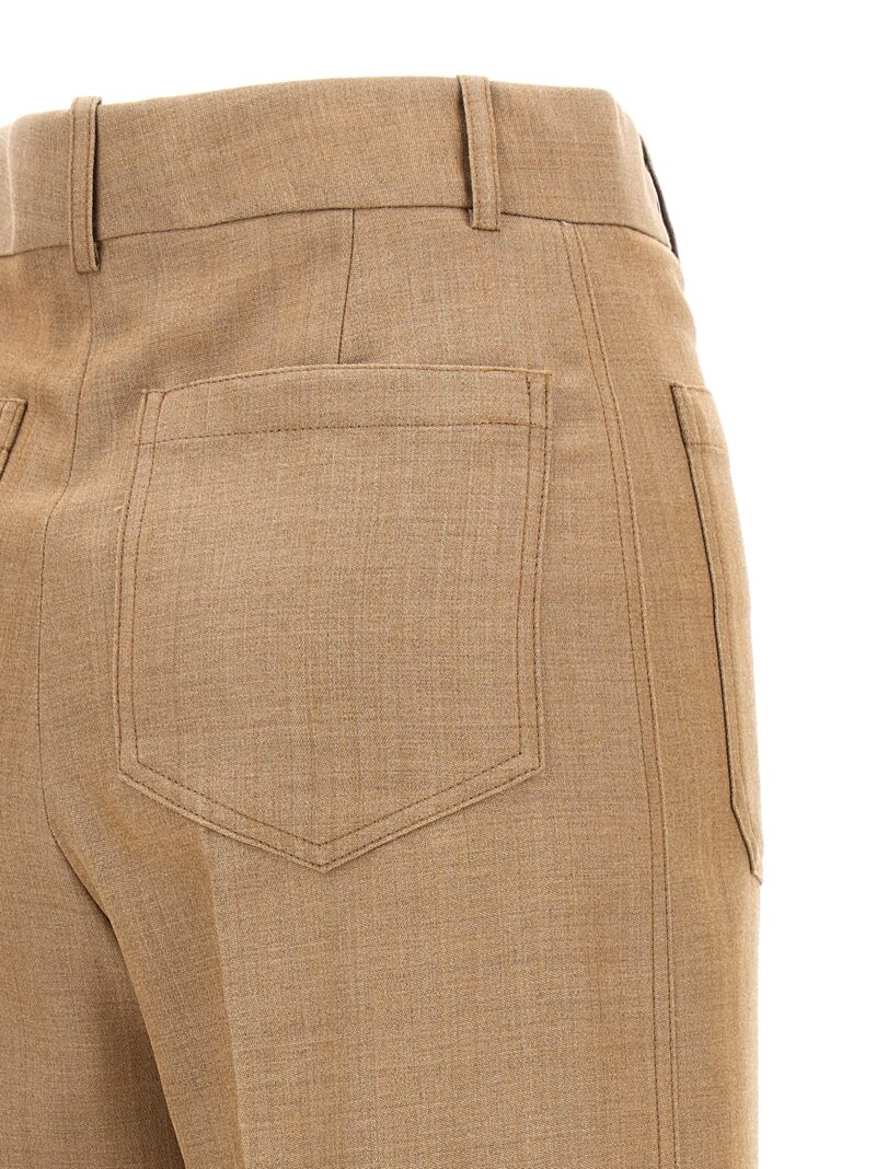 'Alina' pants 100% virgin wool VICTORIA BECKHAM Beige