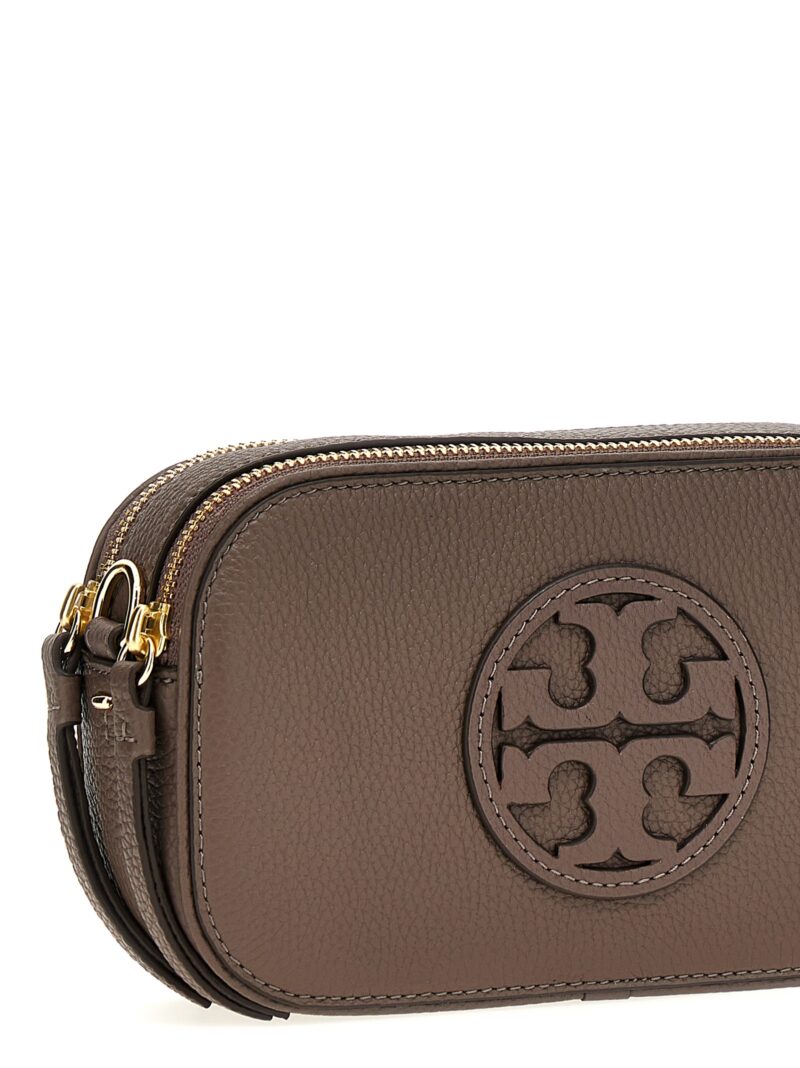 'Mini Miller' crossbody bag Woman TORY BURCH Gray