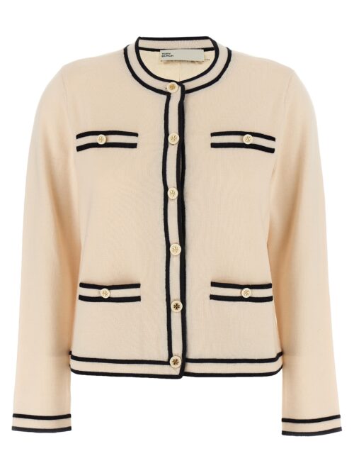 'Kendra' cardigan TORY BURCH White