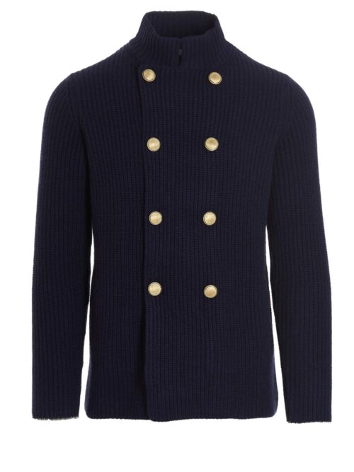 Double breast cardigan BRUNELLO CUCINELLI Blue