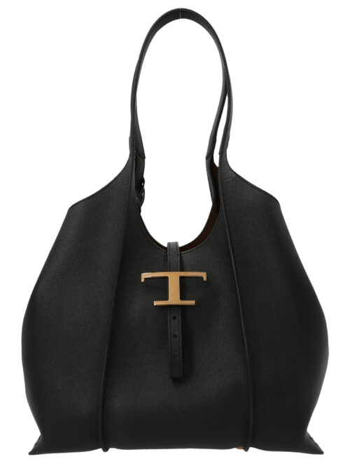 'Timeless' small shopping bag TOD'S Black