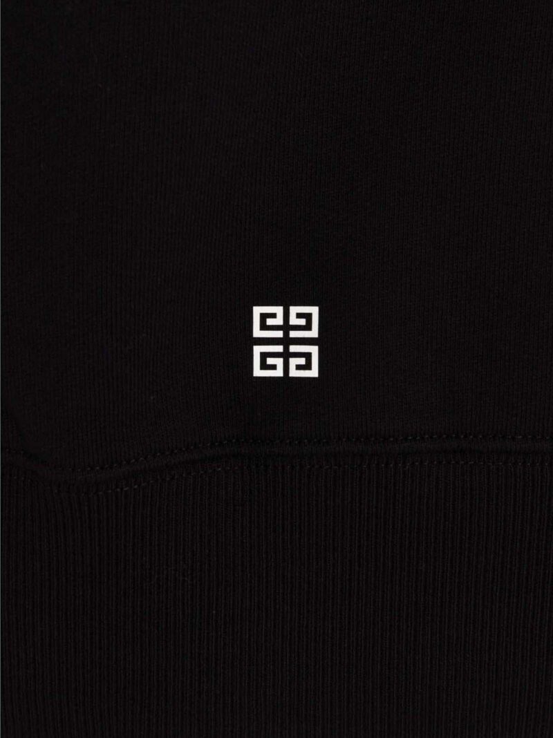 Logo print sweatshirt 100% cotton GIVENCHY Black